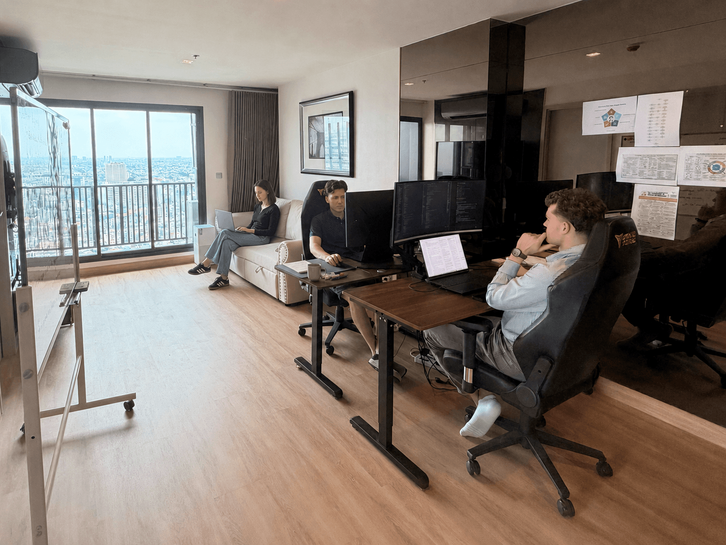 The Crewdax team at work